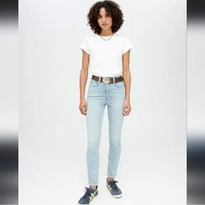 RE/DONE 90s high rise ankle crop